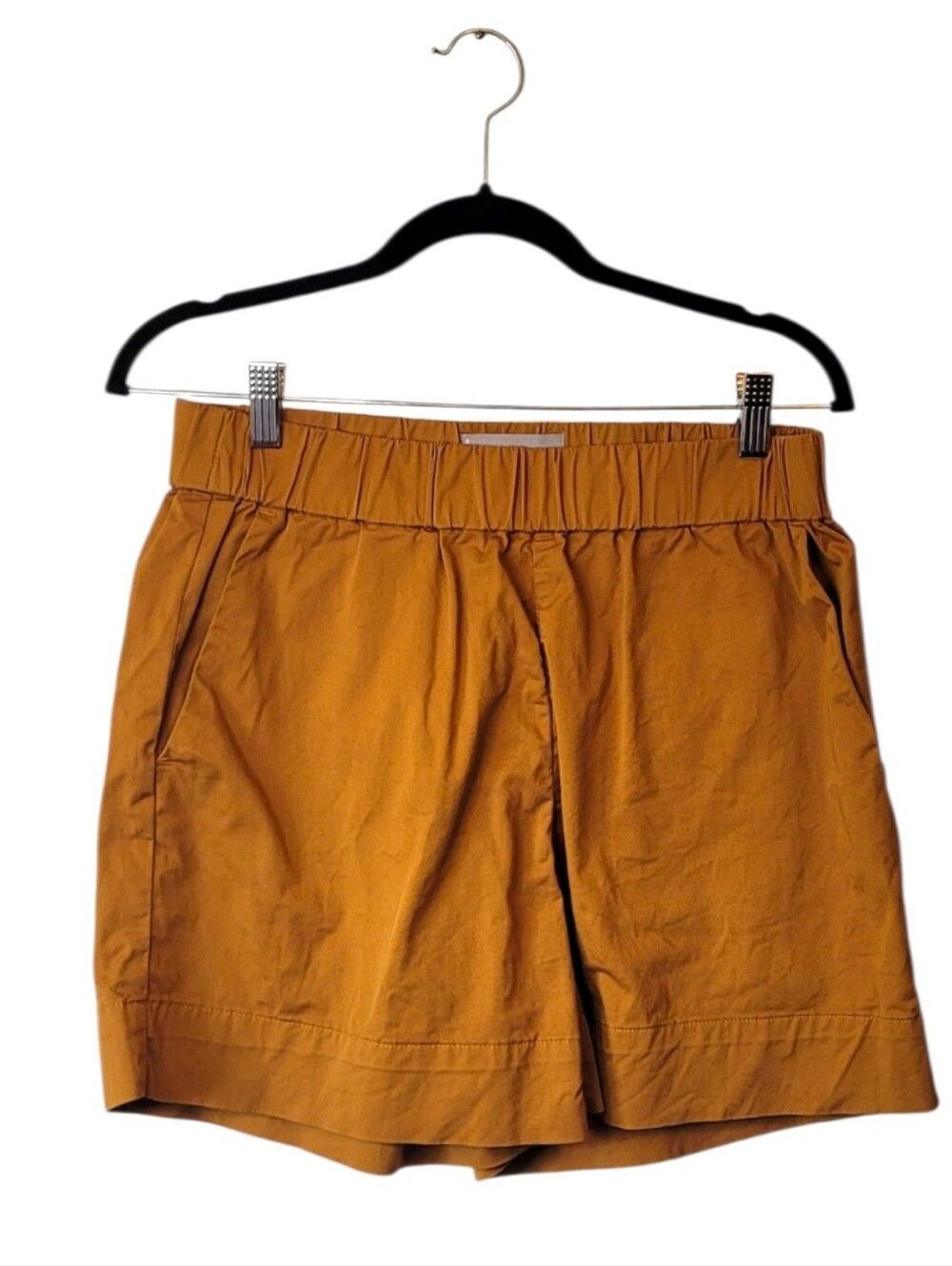 Everlane Women’s Elastic-Waist Casual Shorts - Goldenrod Size 8